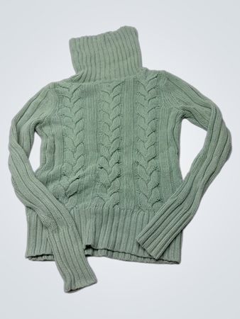 Ann Taylor Petite Cable Knit Turtleneck Sweater