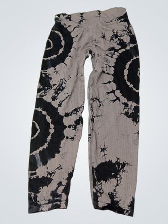 Rippstrick-Tie-Dye-Hosen