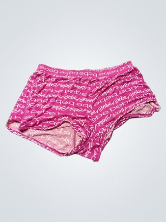 Bebe Schlafanzug Logo Druck Shorts