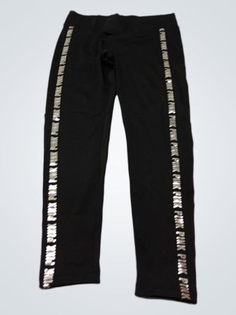 Victoria's Secret PINK Gemütliche Schwarze Leggings