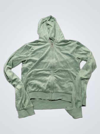 Juicy Couture Velours Zip-Up Hoodie