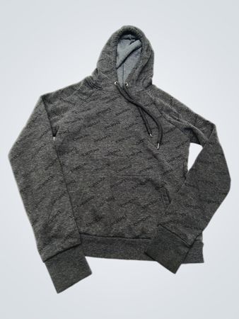 Bebe Sport Graues Logo-Print Hoodie