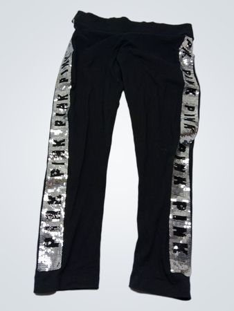 PINK Yoga-Hosen mit Pailletten