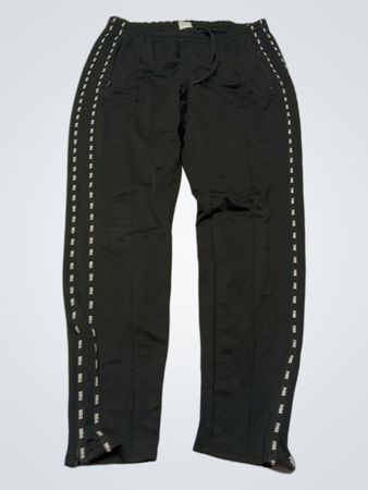 PINK Victoria's Secret schwarze Jogginghose mit Logo-Streifen