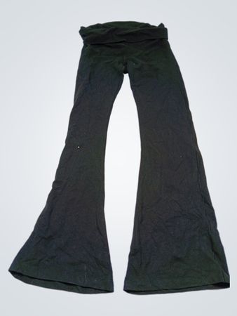 PINK Victoria's Secret Damen schwarze Schlag-Yoga-Hosen
