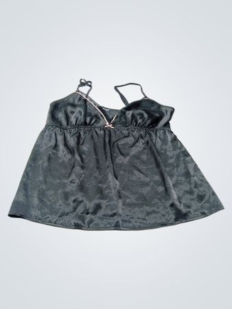 Satin-Camisole-Top mit Schleifendetail