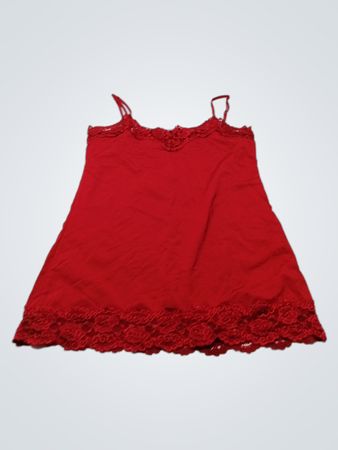 SMART SEXY Rotes Spitzen-Chemisier