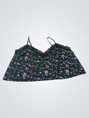 Florale Spitzenbesatz Cami Top