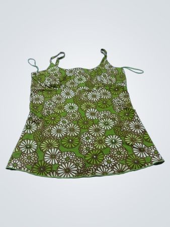 INC International Concepts grünes florales Druck-Tanktop