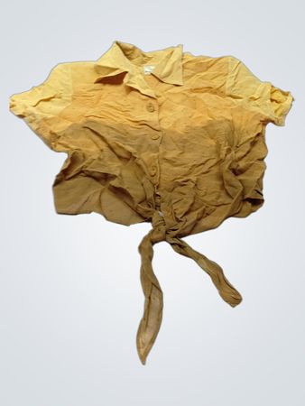 Joseph Ribkoff Gelbe Ombre Krawatten-Front Bluse