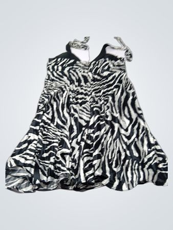 Morgan & Co. Zebra Print Halterkleid