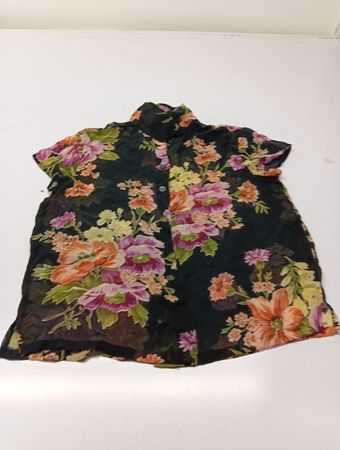 Jones New York Sport Petite Floral Bluse