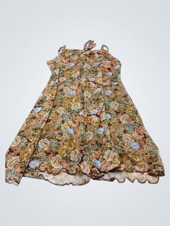 Florales Druckkleid