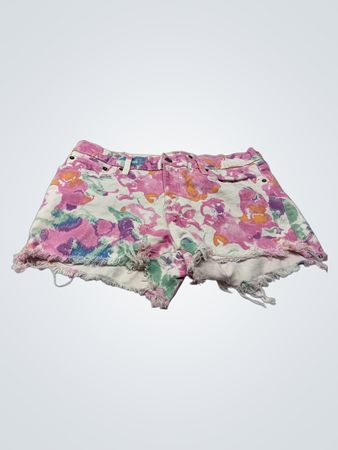 Levi Strauss & Co. Damen Jeansshorts mit Blumenmuster
