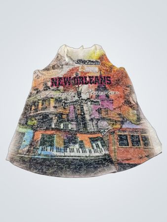 Grafisches Tanktop Französisches Viertel New Orleans