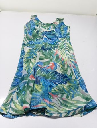 MISS NIKKY Ärmelloses Kleid mit tropischem Print
