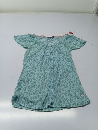 MGXX Leopard Print Button-Up Top
