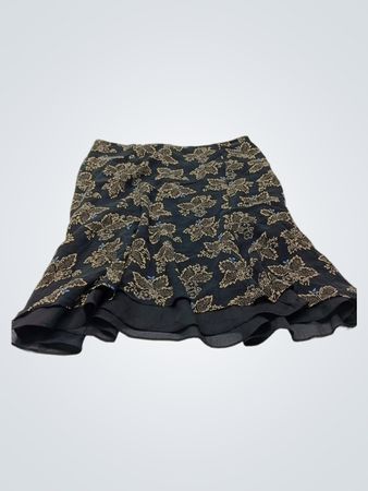 Ann Taylor Loft Floral Midi Rock