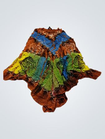 Riviera Tie-Dye Rock mit Pailletten