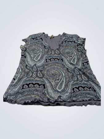 Old Navy Paisley-Druck V-Ausschnitt Top