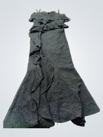 Wild Fable Damen Spitzensaum Maxikleid