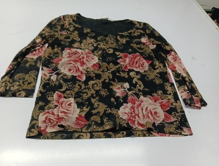 EMMA JAMES Damen Floral Print Langarmshirt