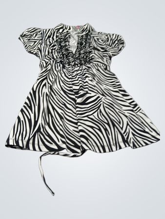 Zebramuster Kleid