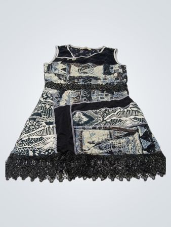 SHA&SHA ärmelloses Kleid mit Spitze