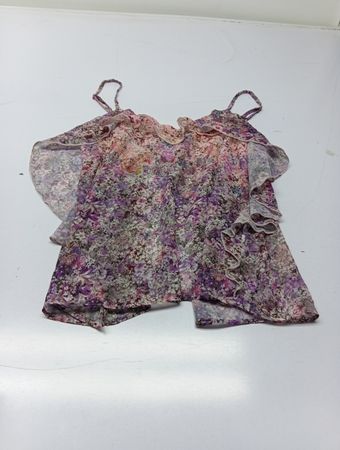 Floral Print Cami Top mit Rüschen