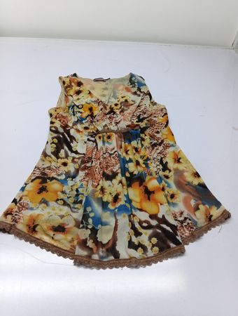 George Floral Print Ärmelloses Top