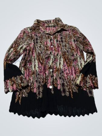Essentials by Milano Damen bedruckte Bluse