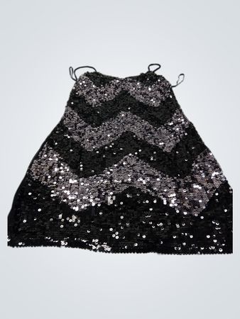 Wildcat Sequin Chevron Mini Dress