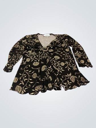 DANIEL LAURENT Damen Bluse mit Blumenmuster
