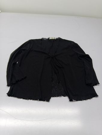 JOEL KRISTOPHER Black Tie Front Cardigan
