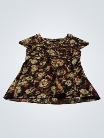 Ann Taylor Loft Floral Print Bluse