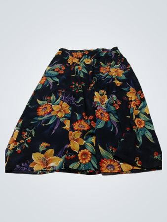 Sag Harbor Floral Print Skirt