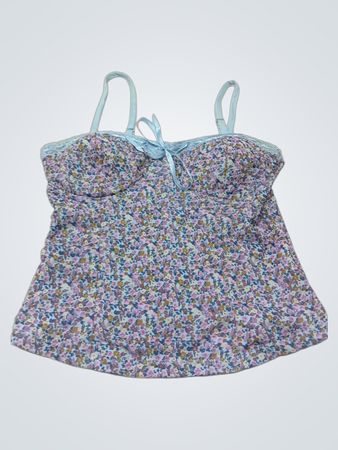 No Boundaries Floral Print Trägertop
