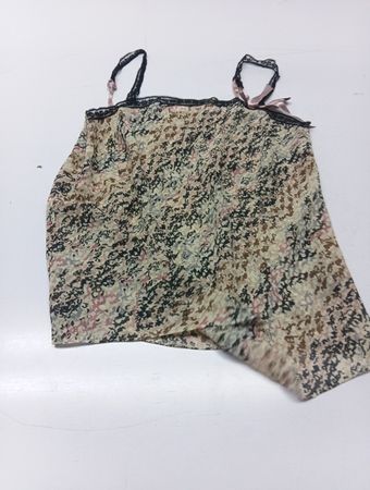 Durchscheinendes Camisole mit Spitzenbesatz und Schleifen
