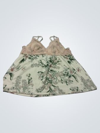 La Vie en Rose Floral-Spitzen-Cami-Top