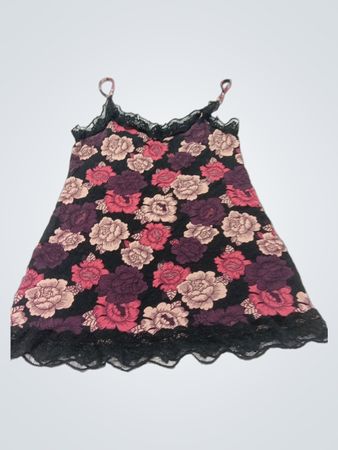 Tezenis Floral Spaghettiträger-Nachthemdkleid