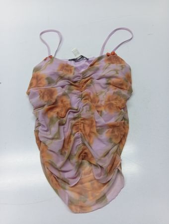 Urban Outfitters Floral gerafftes Trägertop