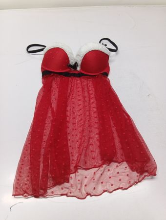 Rotes Babydoll-Unterwäsche