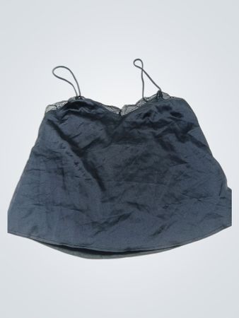 Abercrombie & Fitch Damen Schwarz Spitzensaum Camisole
