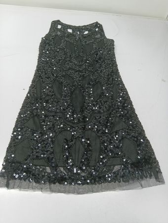 Schwarzes Paillettenverziertes Kleid