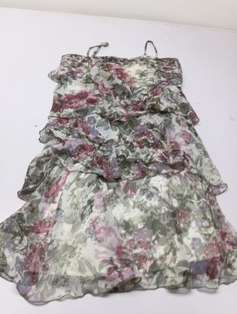 STOCKH LM Floral Stufenvolantkleid Größe 38