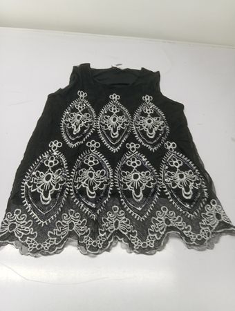 Alfani Black besticktes ärmelloses Top