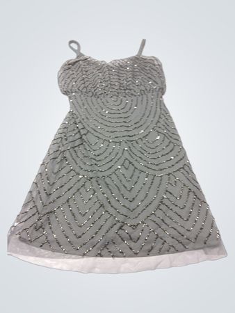 Adrianna Papell Perlenbesetztes Cocktailkleid