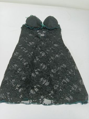 Caprice Paris Schwarze Spitzen-Chemise