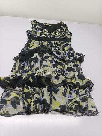 Jonathan Martin Kleid mit aufgerüschtem Blumenmuster