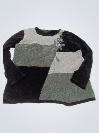 Jenny Sweatshirt mit Rundhalsausschnitt und langen Ärmeln
